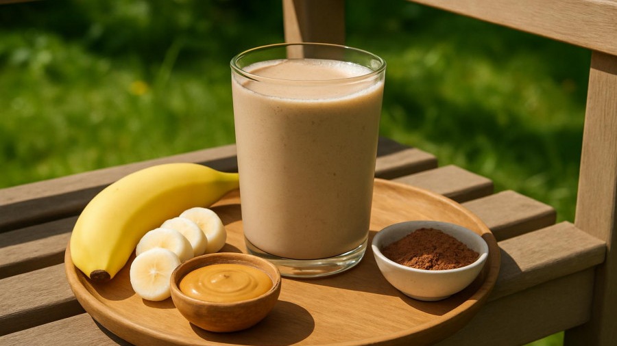 Protein-Rich Banana Chocolate Smoothie