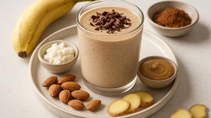 Protein-Rich Banana Chocolate Smoothie