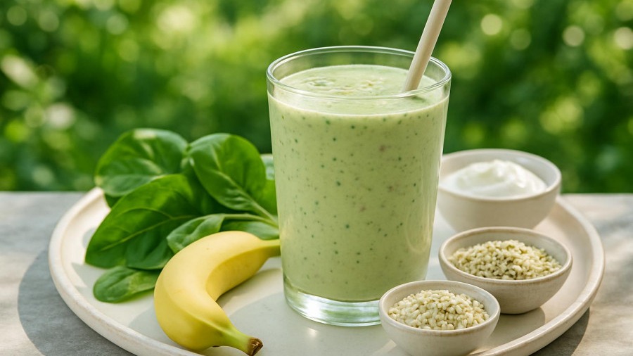 Berry Green Smoothie for Weight Loss