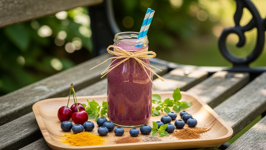 Anti-Inflammatory Berry Chocolate Smoothie