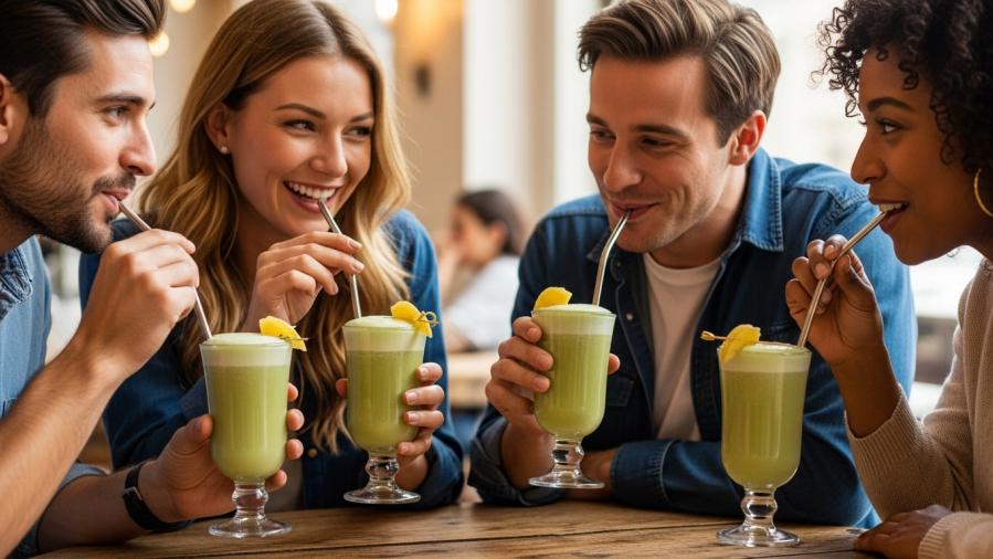 Kick-Start the Day with this Pear & Ginger Green Booster Smoothie