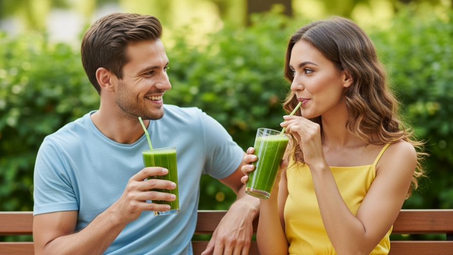 Digestion Strengthening Kefir Green Smoothie