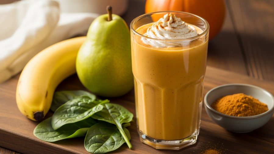 Fruity Pumpkin-Pie-Spice Smoothie