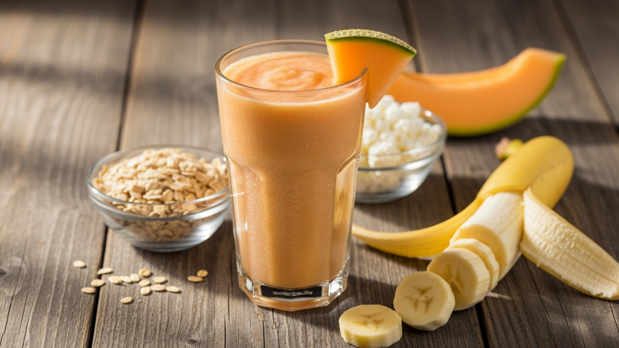 Cantaloupe Smoothie from 195 Calories