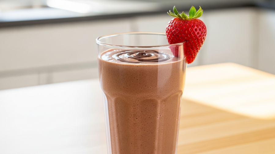 Chocolate-Strawberry Breakfast Blaster Smoothie