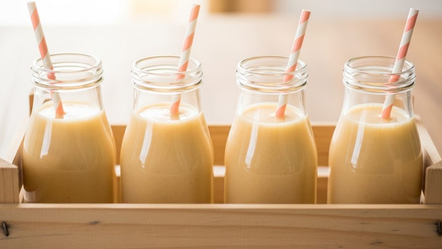 Honeyed Peach Smoothie from 160 Calories