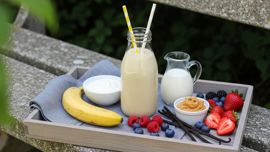 Classic PB & J Smoothie from only 115 Calories