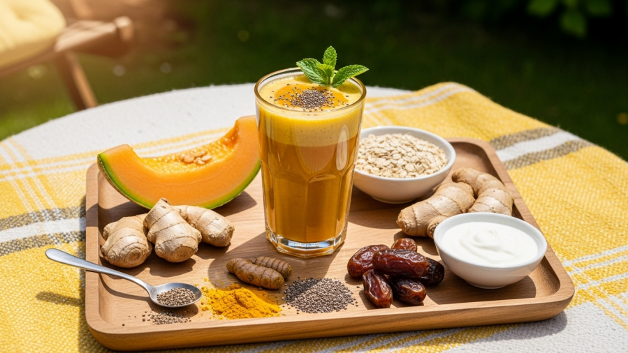 Melon Ginger Smoothie