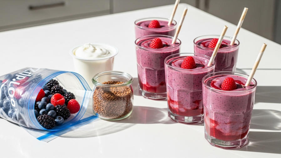 Black Blue n Rasp Berry Berry Smoothie