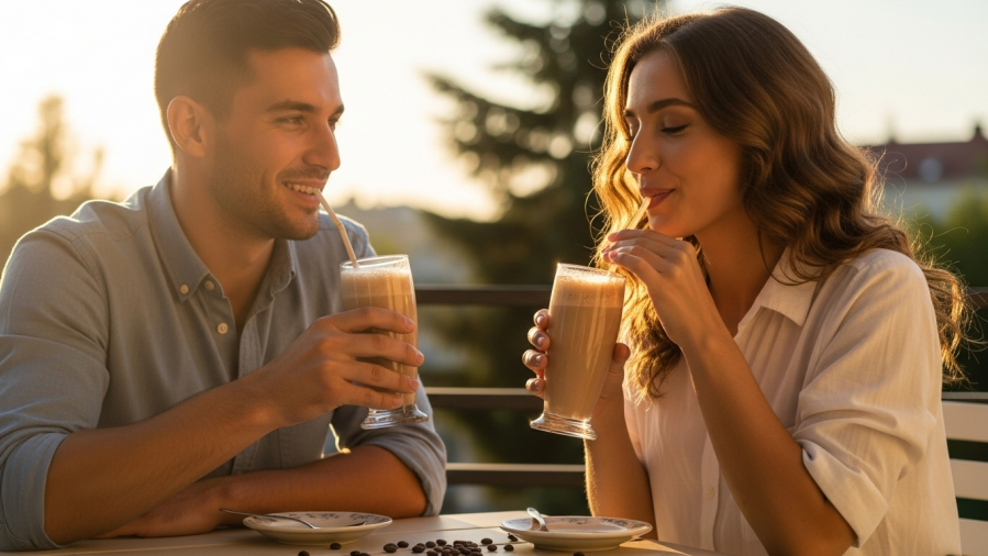 Coffee Mocha Smoothie for less than 130 Calories