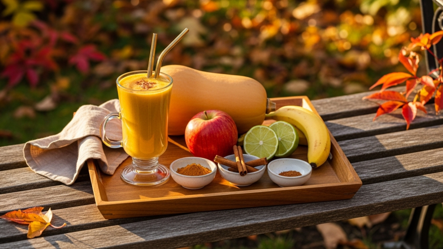 Grace’s Spiced Butternut and Apple Smoothie
