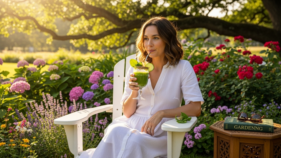 Apple Cucumber Green Smoothie for Under 140 Calories