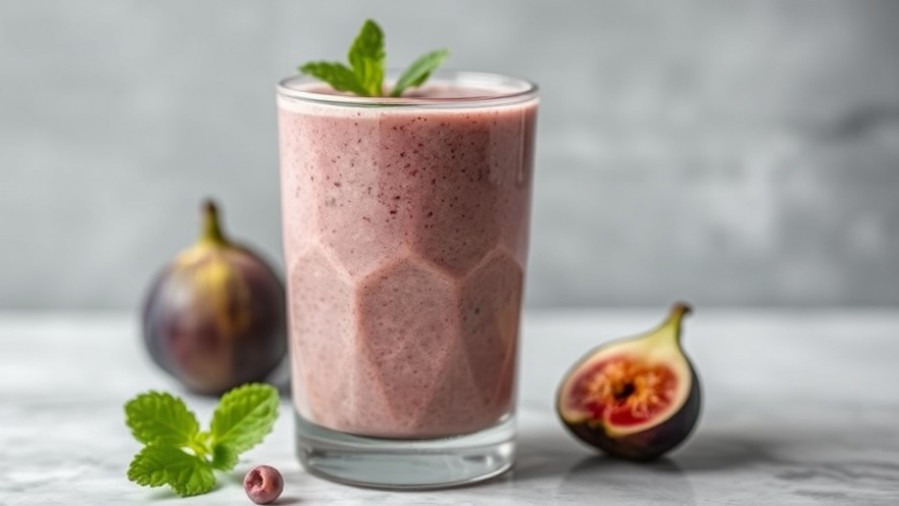 Fig and Greek Yogurt Smoothie
