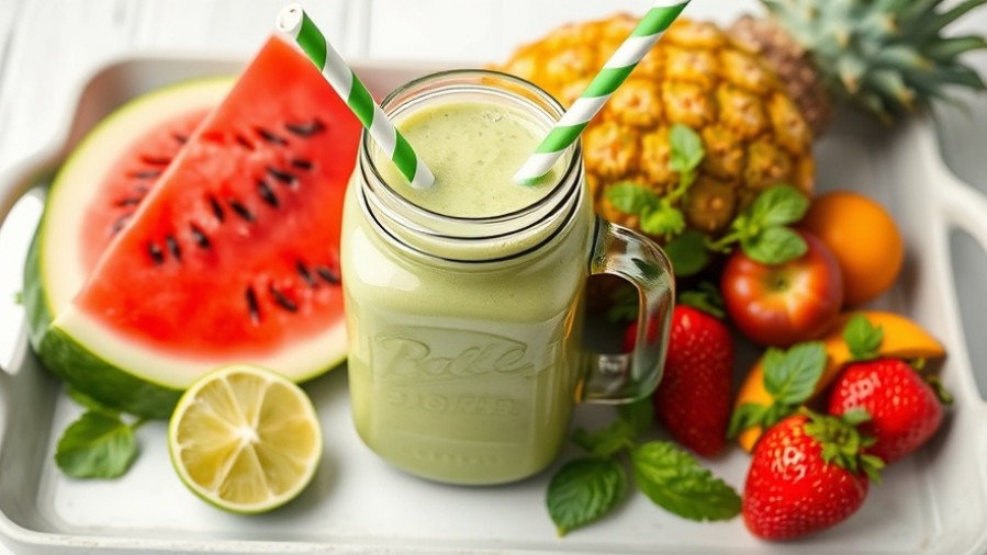 Low-Calorie Watermelon Fruity Smoothie