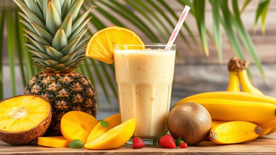 Low-Cal Tropical Fruit Smoothie