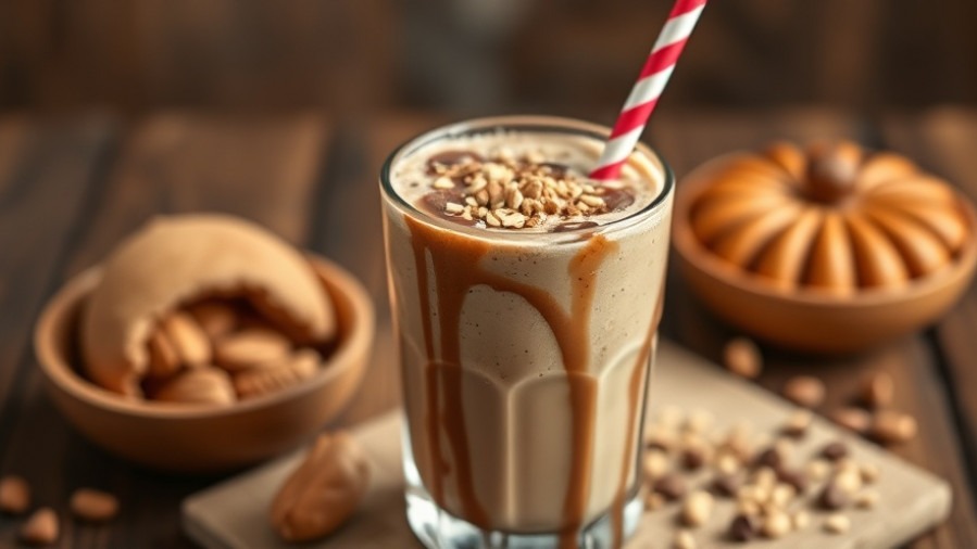 Peanut Butter Mocha! Protein Shake Recipe