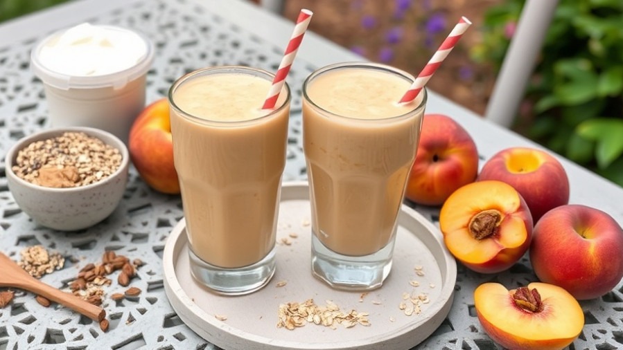 We-Got-No-Bananas Peach Smoothie