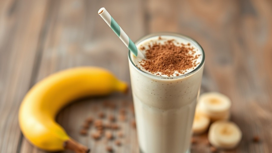 Banana Smoothie Sheds Stomach Inches