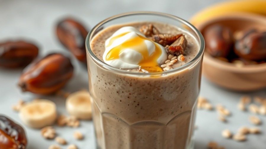 Date and Banana Smoothie