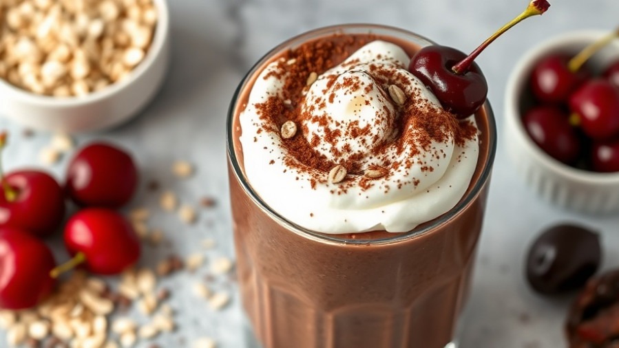 Meal on the Move Smoothies #8 – Black Forest Gateau Smoothie