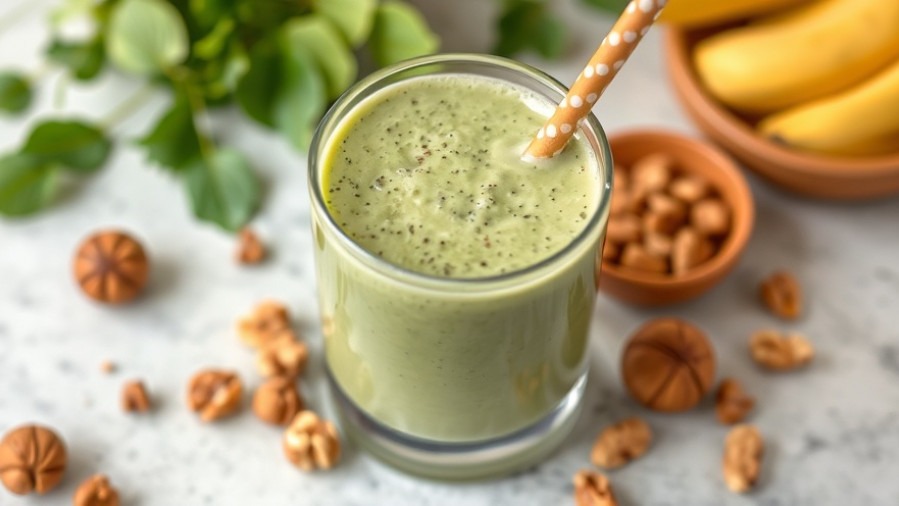 Weight Loss Program: Creamy Walnut Green Smoothie