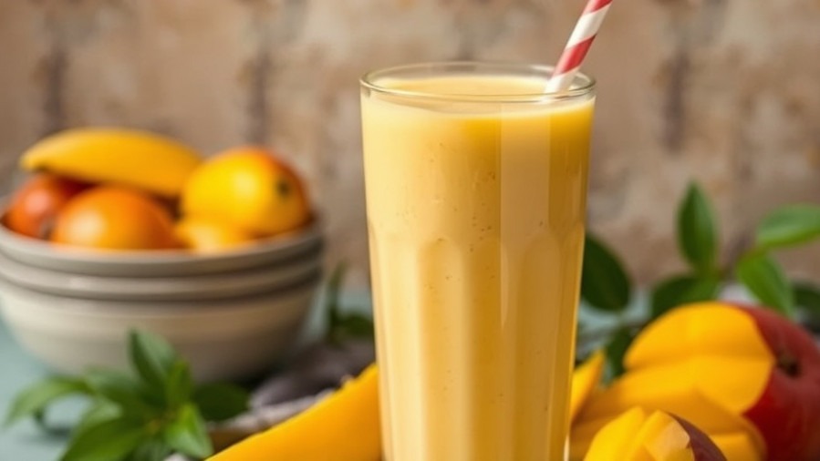 Weight Loss Program: Mango Lassi Meal Replacement Smoothie