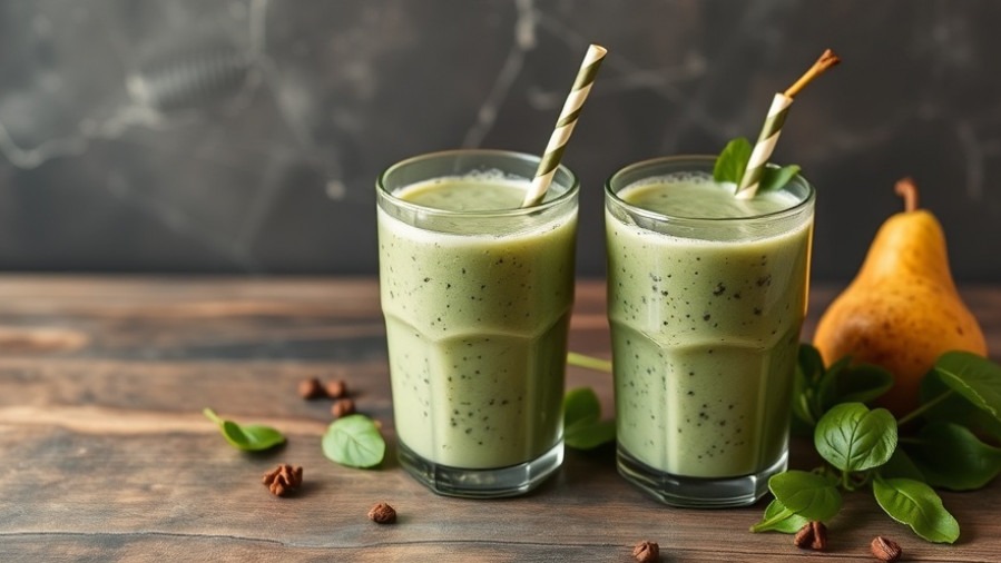 Weight Loss Program: Meal-Replacement Pear Spinach Smoothie