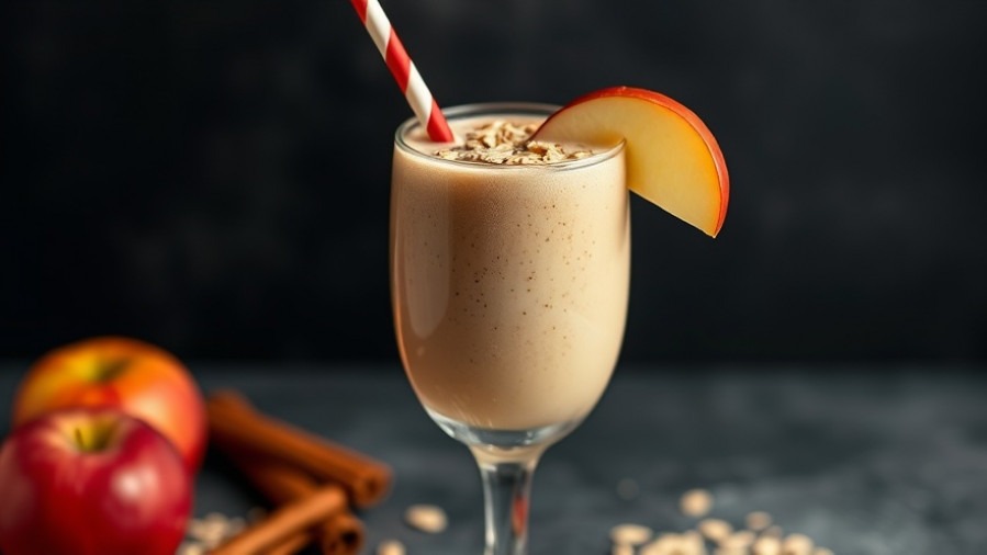 Switch It Up Overnight Apple Cinnamon Oatmeal Smoothie