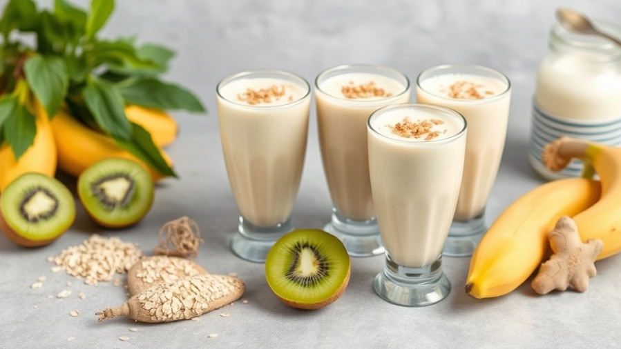 Jamie Oliver’s Banana Kiwi & Ginger Smoothie