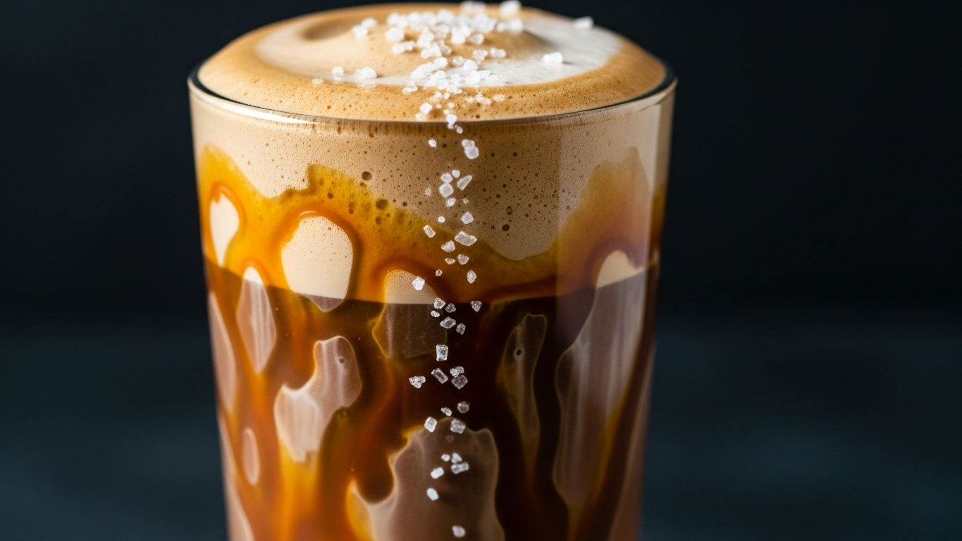 Salted Caramel Mocha Smoothie for 150 Calories