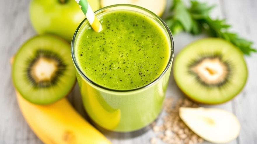 Apple Kiwi Green Smoothie