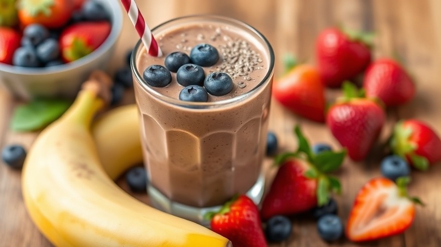 Cocoa Berry Chia Weight-Loss Smoothie