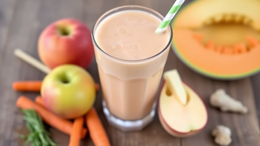 Apple Carrot and Ginger Slim-Down Smoothie