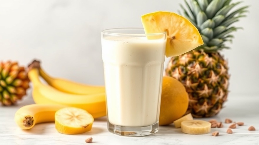 Skinny Pineapple Yogurt Smoothie