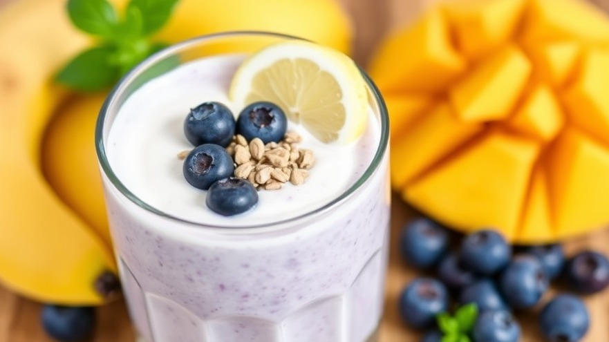 Natasha’s Blueberry Mango Smoothie