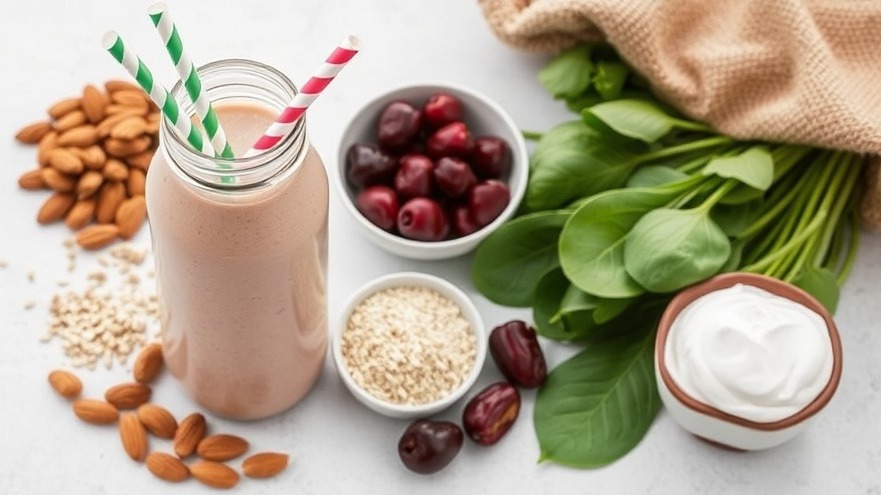 Healthy Black Forest Cherry Almond Detox Smoothie