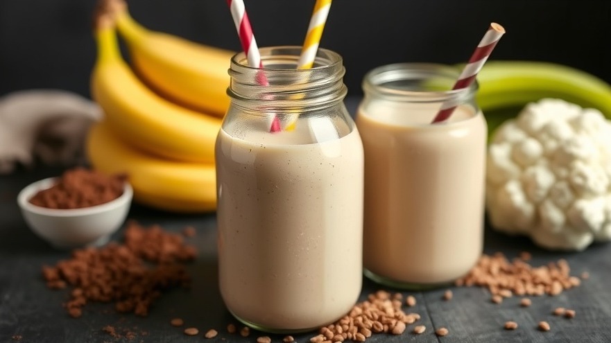 2 Protein-Rich Peanut Butter Hemp Smoothie
