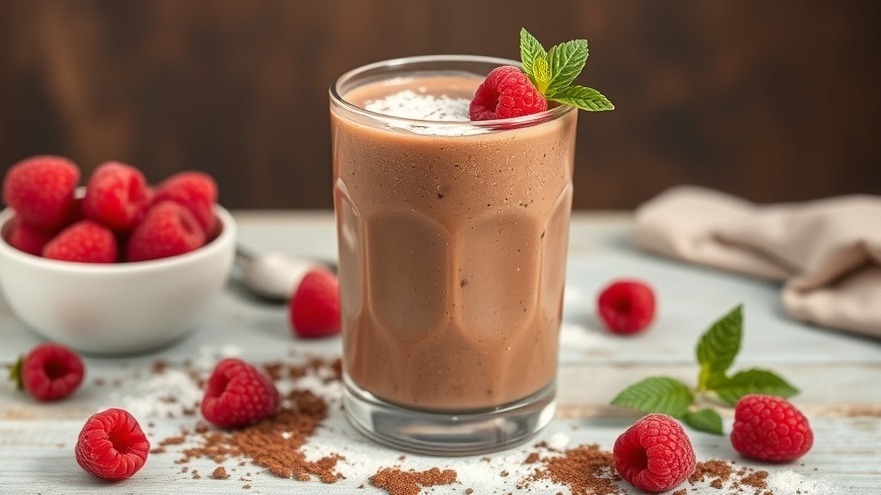 Superfood Double Chocolate Smoothie for 200 Calories