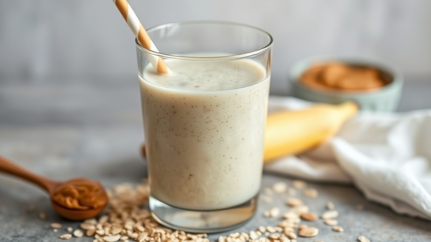 Weight Loss Program: Banana Peanut Butter Oat Smoothie