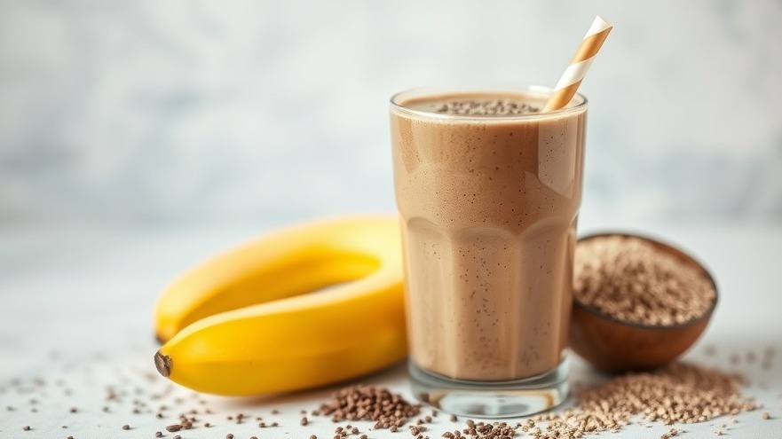 Light Chocolate Coconut Milk Smoothie