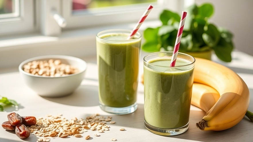 Apple Almond Green Smoothie < 200 Calories