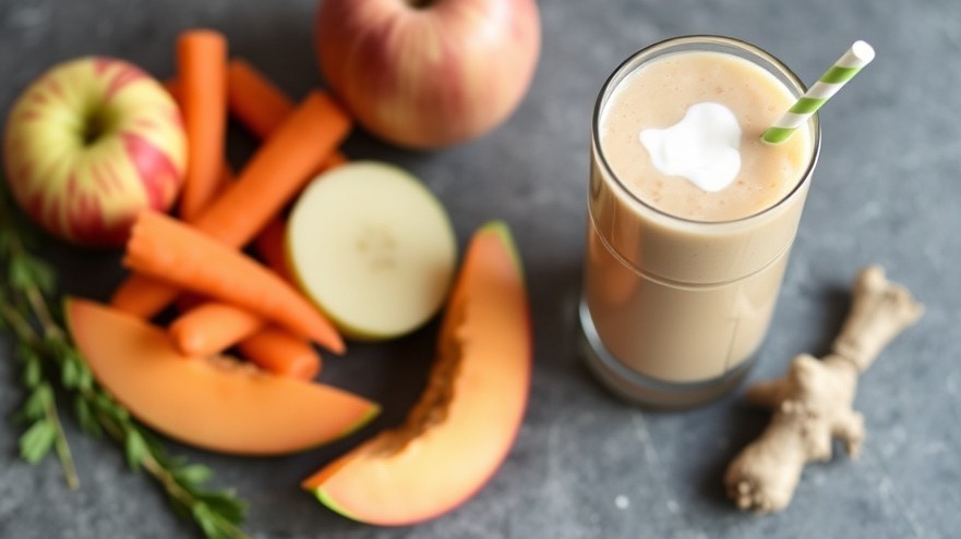 Apple Carrot and Ginger Slim-Down Smoothie