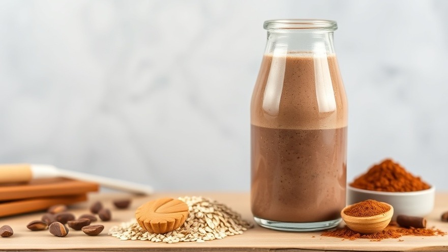 Oatmeal Cookie Smoothie with Chocolate Chips
