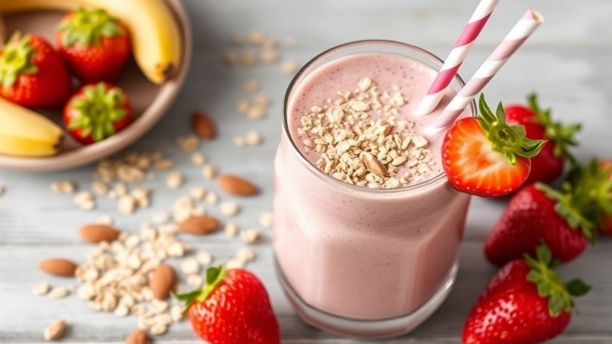 Healthy Strawberry Banana Smoothie 2 Ways