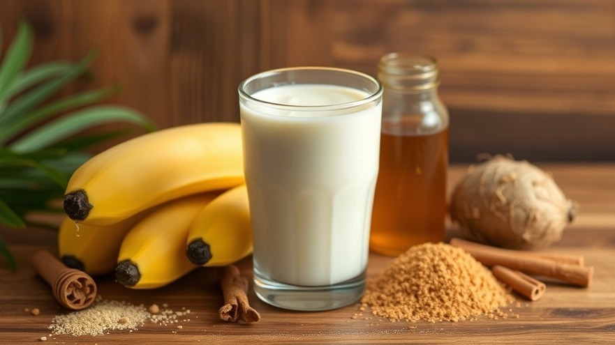 Dairy Free Banana Gingerbread Smoothie