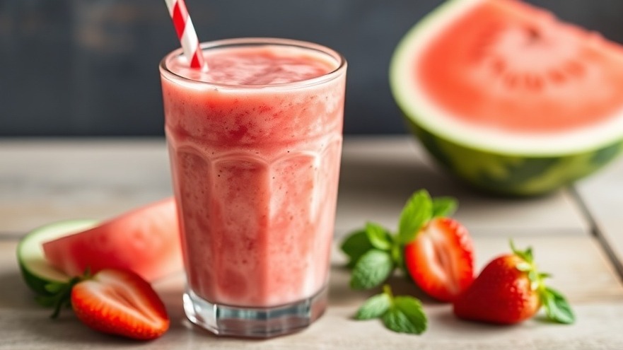 Watermelon Cucumber Smoothie