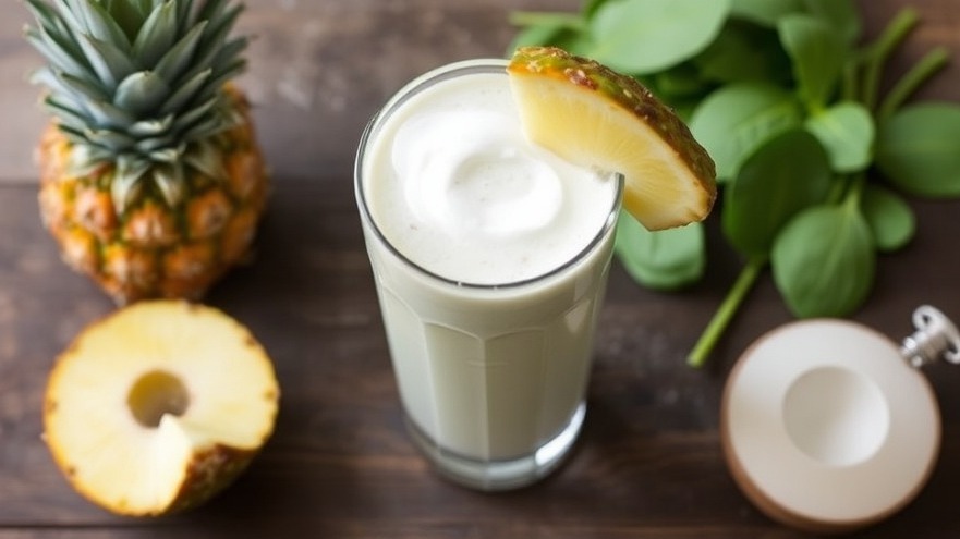 Pineapple Mood Boosting Smoothie