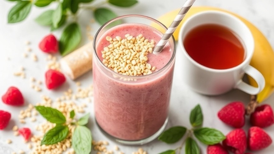 Protein-Rich-Without-the-Powder Berry Smoothie