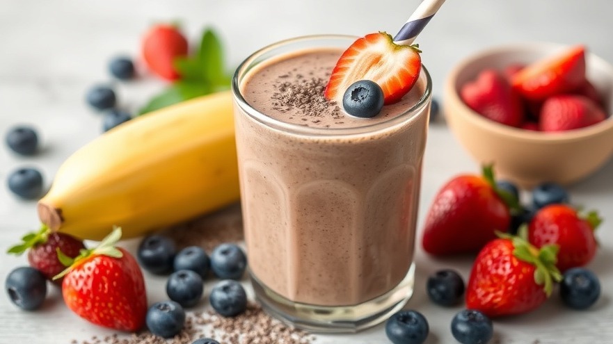 Cocoa Berry Chia Weight-Loss Smoothie