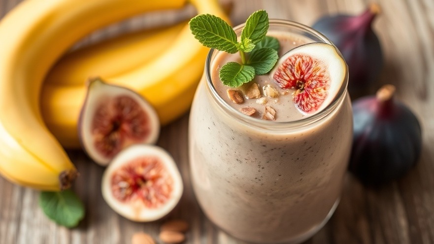 Almond Banana Fig Smoothie